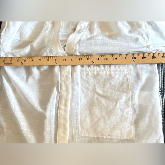 Helmut Lang NWT Blend Shirt with Adjustable Sleeves in Optic White Size Small - Picture 12 of 13